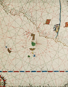 Portolan of Joan Martines (16th century). 1587. Map of the C Portolan of Joan Martines (16th century). 1587. Map of the C