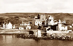 Portpatrick Prints: Portpatrick Old Lighthouse early 1900s