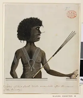 Portrait of an Aboriginal man