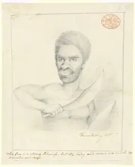 Portrait of an Aboriginal man