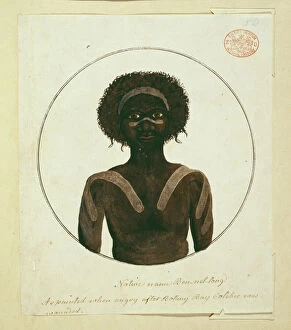 Aborigine Collection: Portrait of an Aboriginal man, named Bennelong