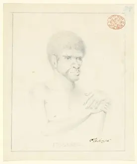 Portrait of an Aboriginal man named Colebee