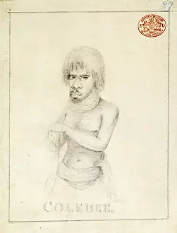 Portrait of an Aboriginal man named Colebee