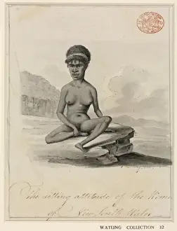 Aboriginal Prints: Portrait of an Aboriginal woman