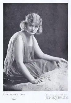 A portrait of the actress Evelyn Laye, 1923