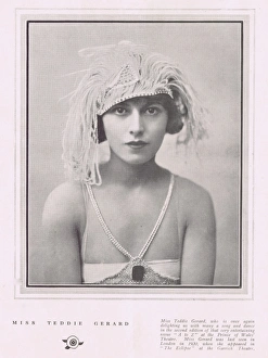 Images Dated 3rd May 2016: Portrait of the actress Teddie Gerard, London, 1922