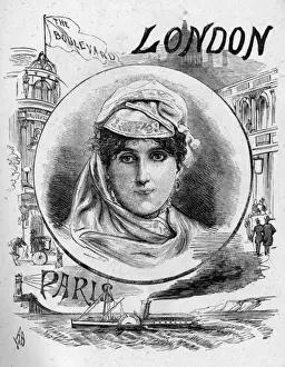 Pall Prints: Portrait of Agnes J Burke, writer