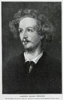Portrait of Algernon Charles Swinburne