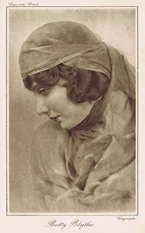 A portrait of the American film star Betty Blythe, 1920s