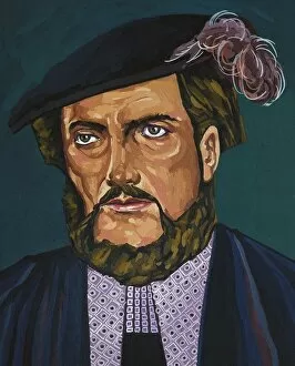 Portrait of Amerigo Vespucci.. Anonymous
