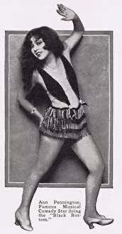 Broadway Gallery: Portrait of Ann Pennington doing the black bottom, 1927