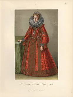 Archduchess Gallery: Portrait of Archduchess Maria Anna, died 1616