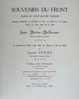 Images Dated 15th June 2012: Portrait of artist Jean Berne-Bellecour in French uniform