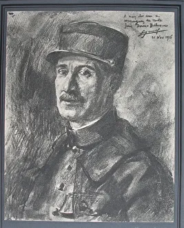 Jonas Gallery: Portrait of artist Jean Berne-Bellecour in French uniform