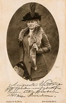 Images Dated 31st July 2018: Portrait of Augusta Victoria of Schleswig-Holstein