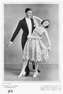 Instruction Collection: Portrait of the ballroom dancers Cynthia and Cyril Horrocks