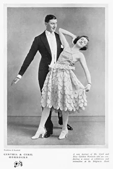 Cyril Prints: Portrait of the ballroom dancers Cynthia and Cyril Horrocks