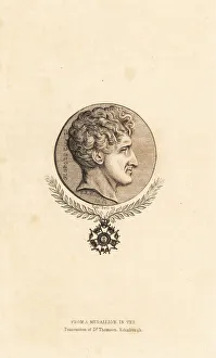 Predator Prints: Portrait of Baron Georges Cuvier from a medallion