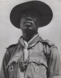 Portrait of a boy scout in Ghana, West Africa