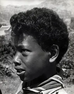 Portrait of a boy scout, Mauritius