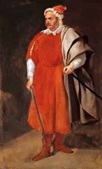 Cristobal Collection: Portrait of the Buffoon Redbeard, Cristobal de Castaneda
