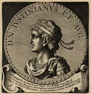Portrait of Byzantine Emperor Justinian II