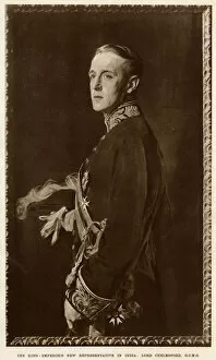 Viceroy Collection: A portrait of Captain Lord Chelmsford after his appointment
