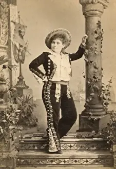 Flared Prints: Portrait, Catherine Lewis, comedy actress