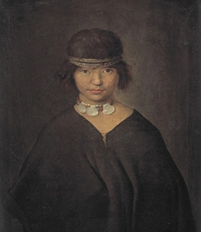 Portrait of Catigualas son. Catiguala was the Portrait of Catigualas son. Catiguala was the