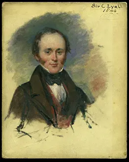 Geologist Prints: Portrait of Charles Lyell (1797-1875)