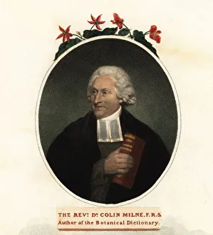 Temple Of Flora Prints: Portrait of Colin Milne, botanist