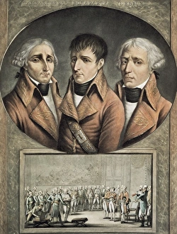 Barthelemy Collection: Portrait of the Three Consuls of the Republic