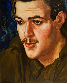Portrait of Cosmo Clark, by Eric Kennington, WW1