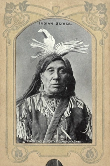 Images Dated 16th May 2012: Portrait of Crow Eagle, North Piegan Indian Chief