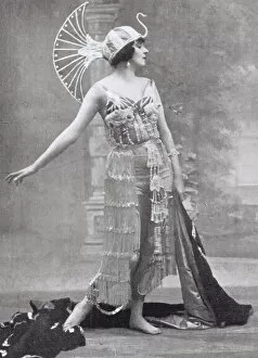 Theban Collection: A portrait of the dancer Seraphine Astafieva, 1915