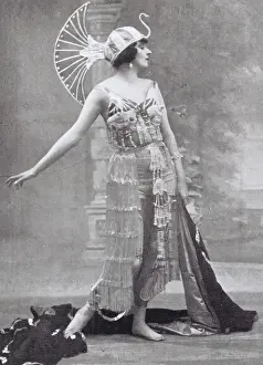 Theban Prints: A portrait of the dancer Seraphine Astafieva, 1915