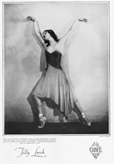 Appearing Gallery: Portrait of the dancer Tilly Losch, appearing