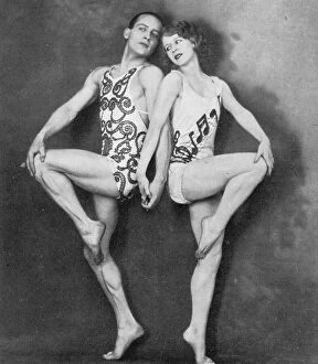 Adagio Gallery: Portrait of the dancers Myrio and Desha, 1931