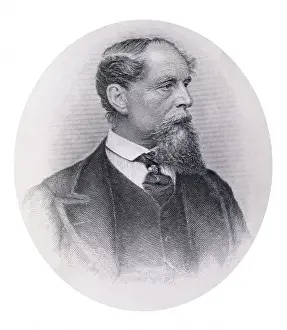 Portrait of Dickens. s. XIX. Portrait of Charles