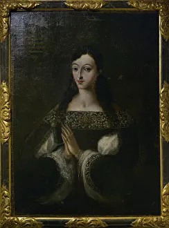 Attitude Prints: Portrait of Dona Isabel, wife of captain Barrios