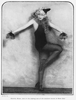 A portrait of Dorothy Stone in the leading role