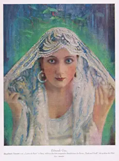 A portrait of Edmonde Guy in Herman Hallers Noch und Noch, Admiralspalast