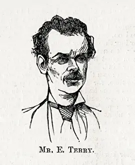 Entracte Prints: Portrait of Edward Terry, English actor