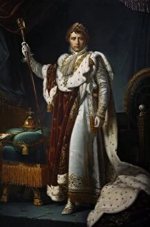 Images Dated 12th September 2013: Portrait of Emperor Napoleon I, c. 1805-1815, by studio of F