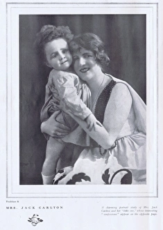 Images Dated 3rd May 2016: Portrait of the exhibition dancer Mrs Jack Carlton, London