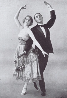 Images Dated 22nd April 2016: Portrait of the exhibition dancers Seille and Mills, London
