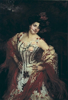 Portrait of Flamenco singer and dancer Pepita