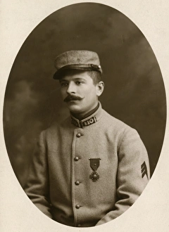 Sleeve Gallery: Portrait of a French soldier, WW1