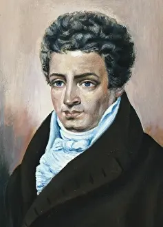Fulton Prints: Portrait of Fulton. Oil