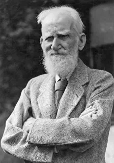 1856 Collection: A portrait of George Bernard Shaw